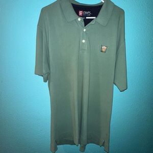Chaps Classic Polo in Sage Green